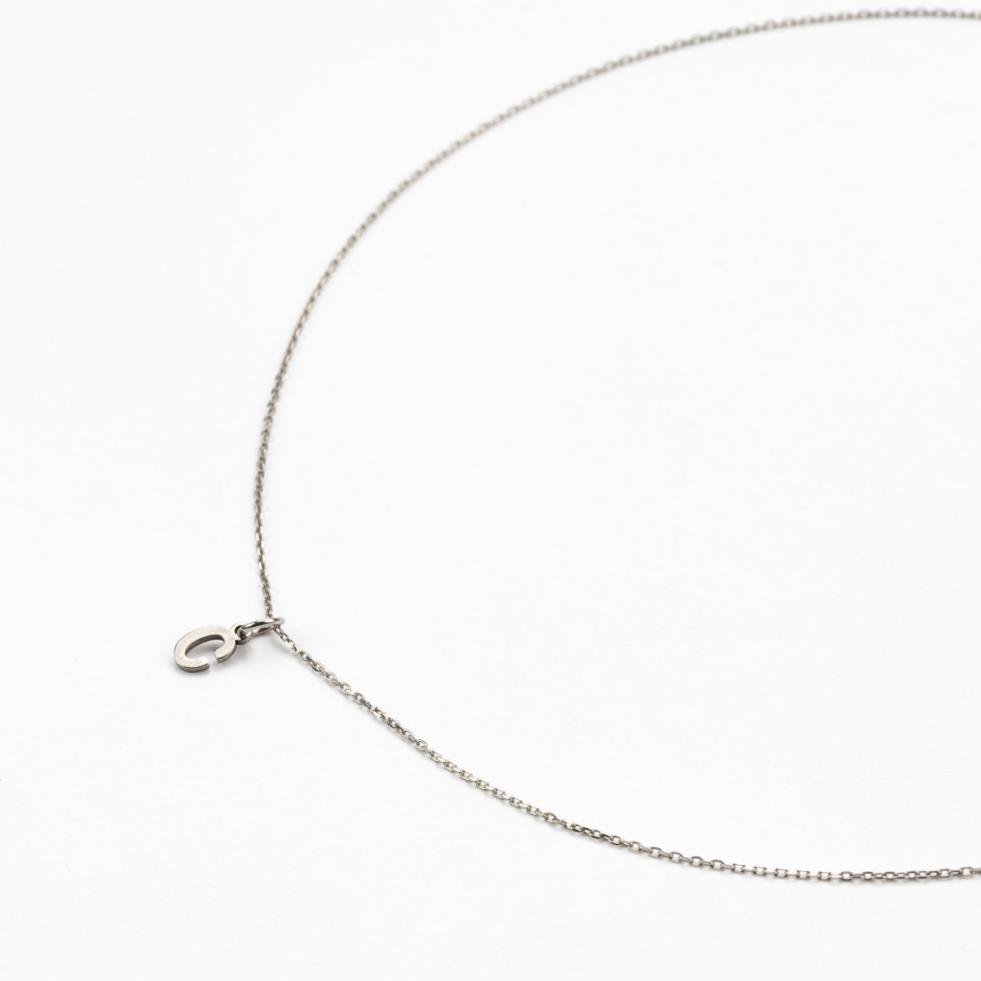Mini Initial Pendant Necklace