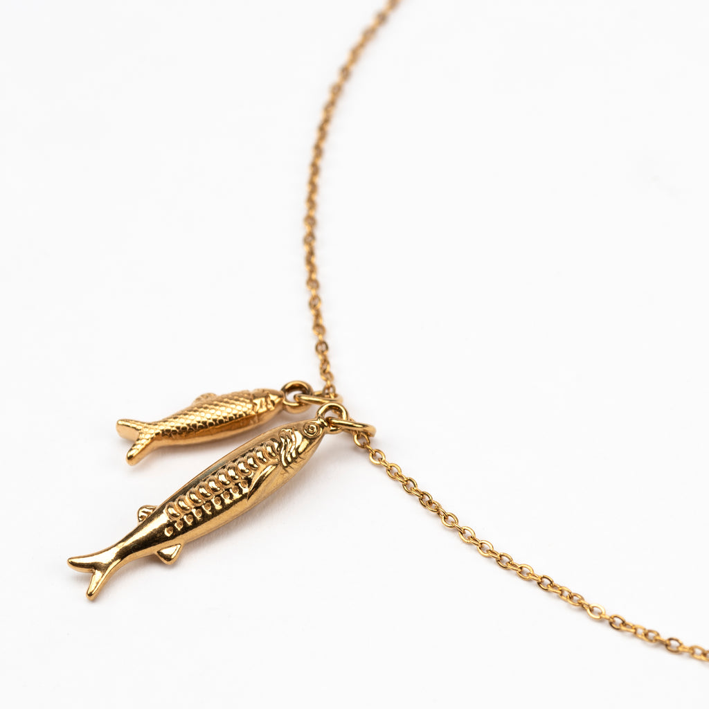 Nic Double Fish Necklace
