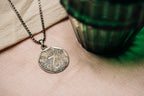 Pet Vintage Coin Pendant Necklace
