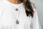 Jen Vintage Coin Pendant Necklace